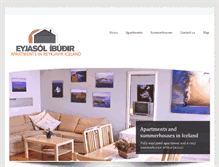 Tablet Screenshot of apartment-eyjasol.is